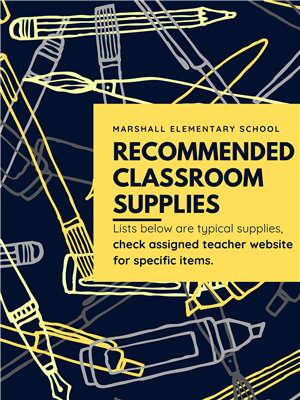 Recommended Classroom Supplies 20-21 